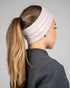 TreeHeadband Cable Knit Italian Clay